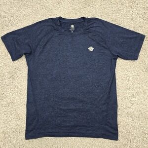 Rabbit Running Mens Shirt Size Small Blue Minimalist Athleisure Gym Essential